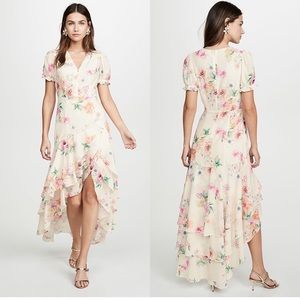Yumi Kim Dalia Maxi Dress• floral high- low ruffle